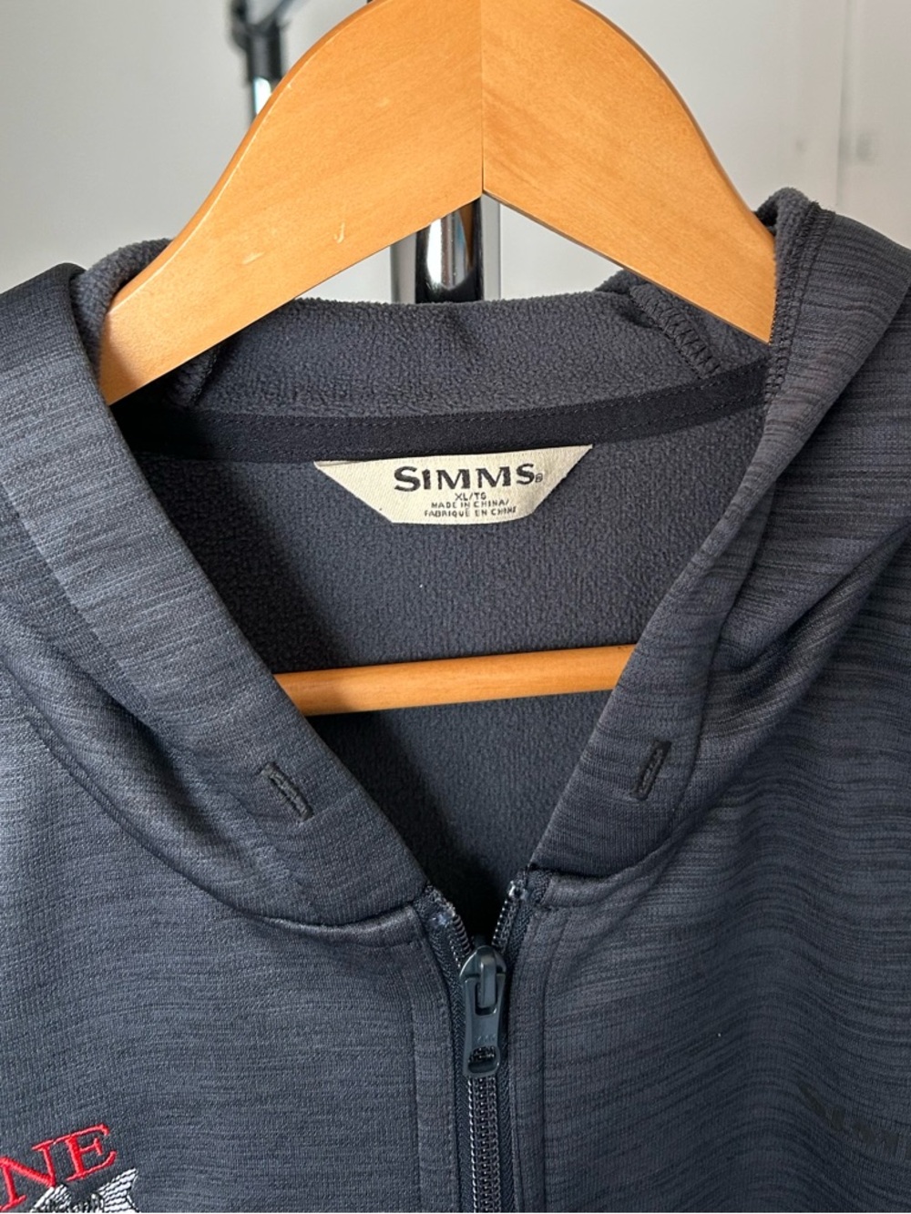 Simms Fishing Hoodie Sweatshirt XL - Picture 4 of 7
